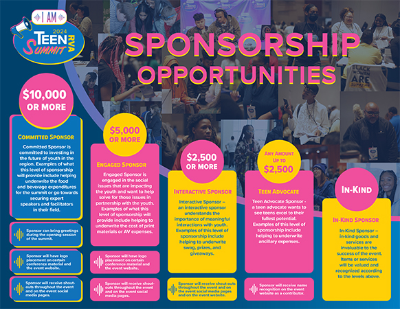 Teen Summit 2024 Sponsorship Opportunities