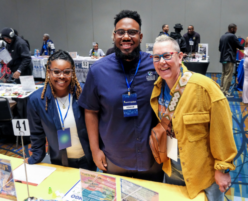Vendors at the Teen Summit vendor fair