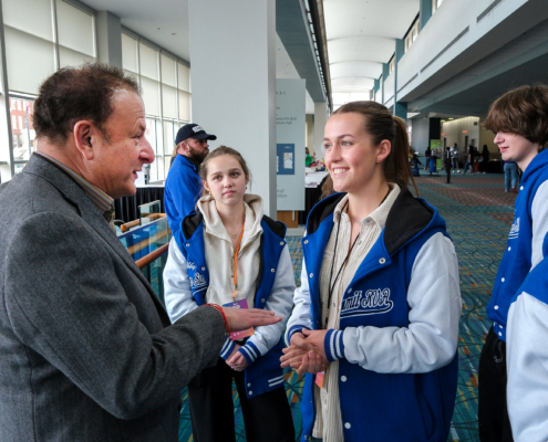 Students and leadership at Teen Summit 2026
